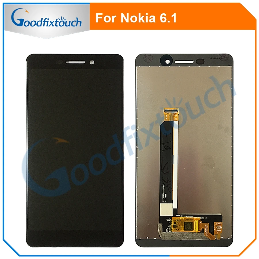 ЖК-дисплей для Nokia 6. 1 6 2018 TA-1043 TA-1045 TA-1050 TA-1054, ЖК-дисплей с сенсорным экраном, дигитайзер в сборе, запасные части