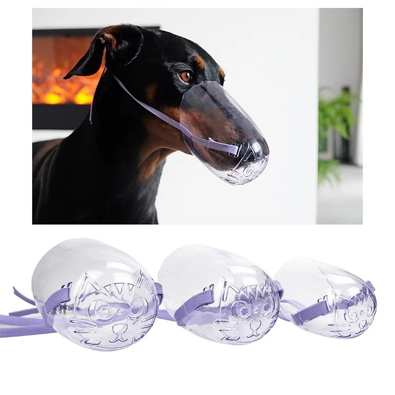 Воздухопроницаемый чехол для кошачьей морды котенка Прозрачный головки