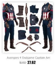 Мстители 4 эндшпиль Капитан Америка Косплей Костюм Steve Rogers шлем Топы Брюки пояс Набор для Хэллоуина Карнавал индивидуальный заказ