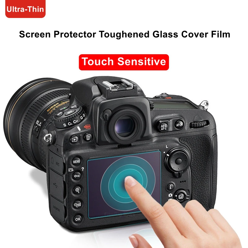Закаленное защитное самоклеящееся стекло для камеры Nikon D800 D810 главный ЖК дисплей