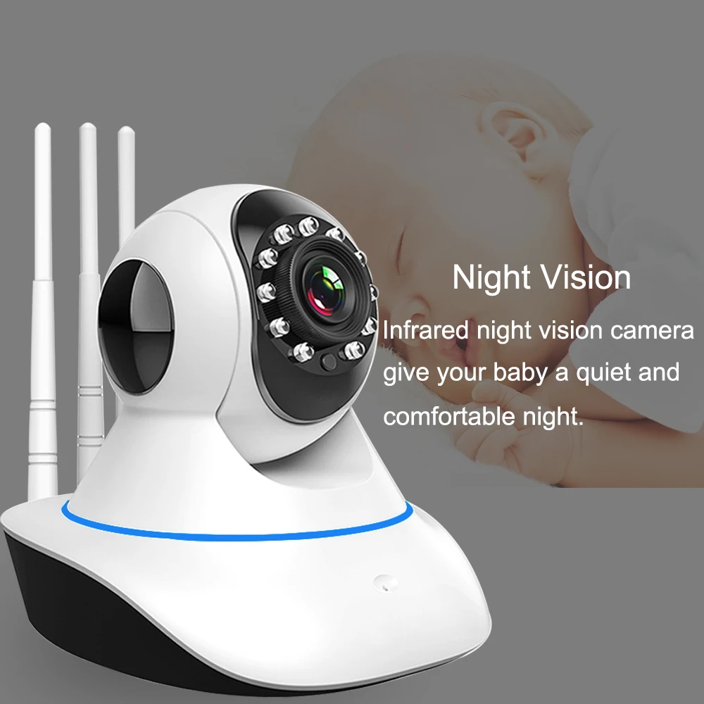 Умная камера видеонаблюдения 360 P 1080P Wi-Fi ИК ночное видение обнаружение движения