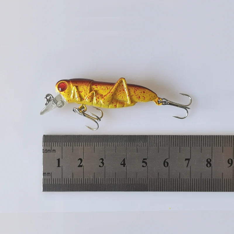 

LUTAC 1PCS 78mm 9.5g Locust Hard Fishing Lure Fish Wobbler Tackle BKK Hooks Hard Bait Swimbait