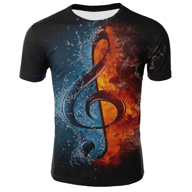 2021 летняя модная футболка с 3D-принтом мужская и женская круглым вырезом