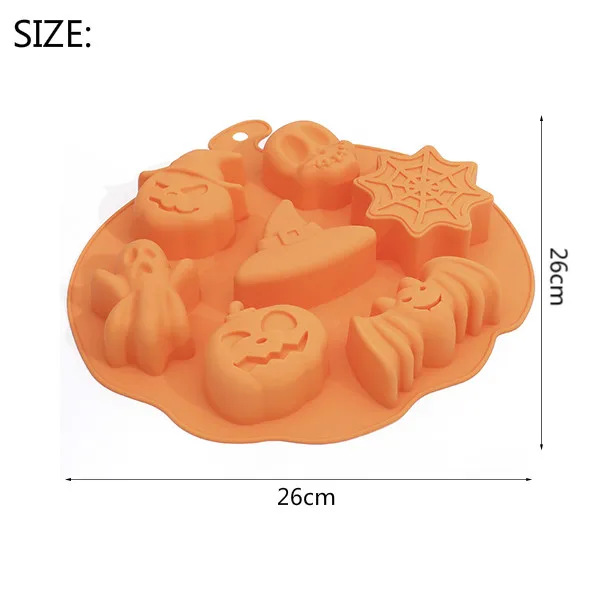 Хэллоуин креативный Торт Помадка Декор шоколадом силиконовая форма домашняя