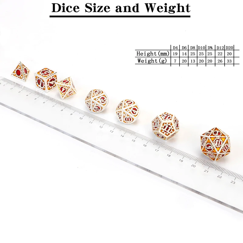 Металлические игральные кости Dnd комплекты подземелья и дракон D20 D & многогранные