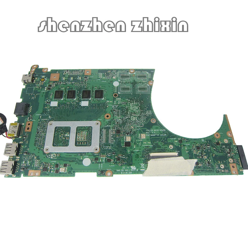 Материнская плата yourui для ASUS S551LB S551LN REV 2.2 процессор материнской платы полностью
