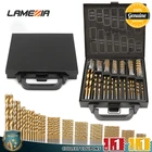 Набор спиральных сверл LAMEZIA, 1,5-10 мм, 99 шт., в чехле