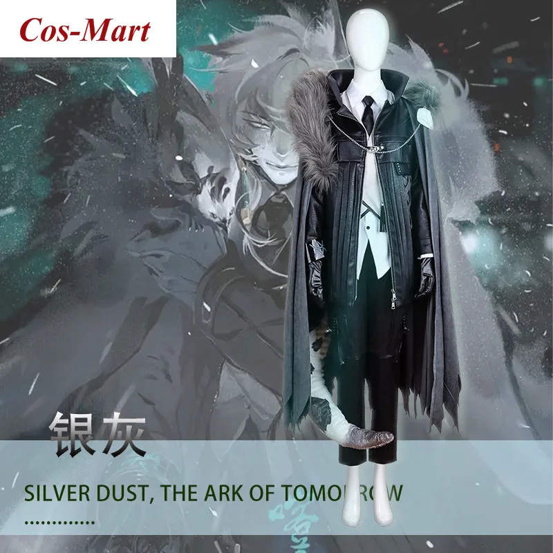 

Game Arknights SilverAsh Cosplay Costume Fashion Combat Uniform Unisex Halloween Party Role Play Clothing Custom-Make Any Size