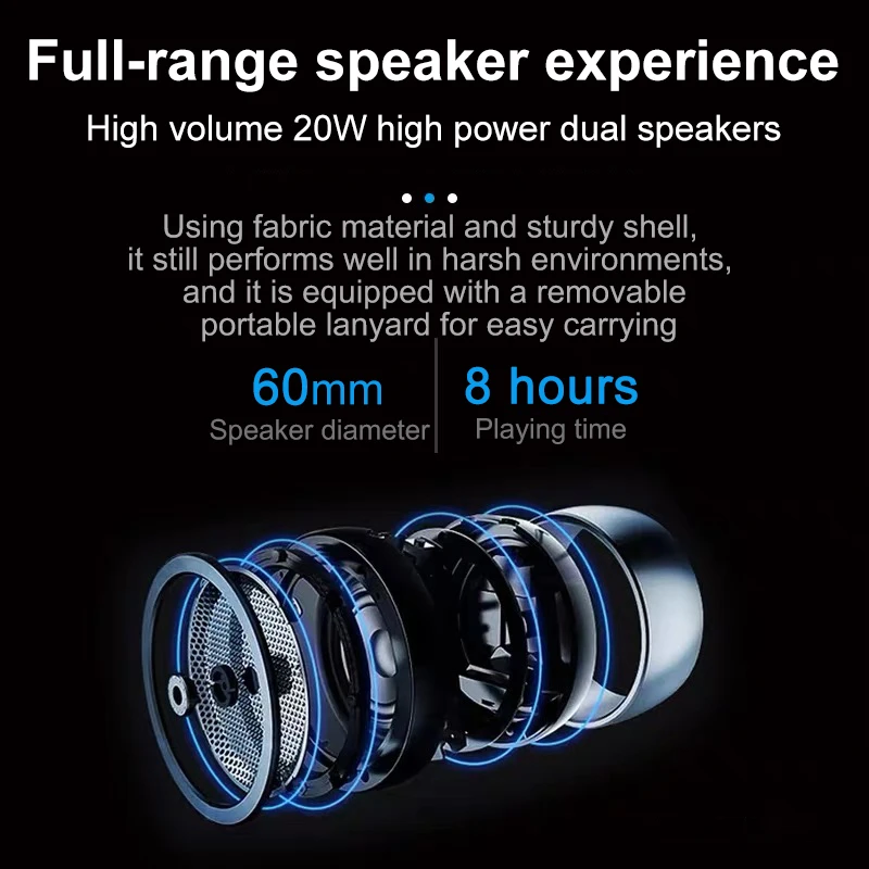 Портативная Bluetooth-Колонка TG117 Беспроводная колонка с сабвуфером поддержка FM