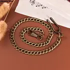 1 х цепочка для часов, цепочка для античных кварцевых винтажных карманных часов, карман из бронзового сплава