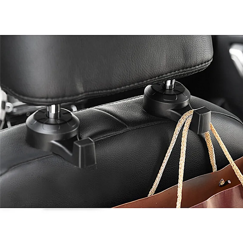

2Pcs Universal Car Truck Suv Seat Back Hanger Organizer Hook Headrest Holder Backrest Hook for Automobile