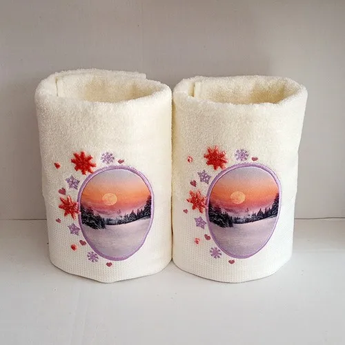 

zdilek 4 'l Velda Tufting Relief Embroidered 50x90 cm Hand Face Towel