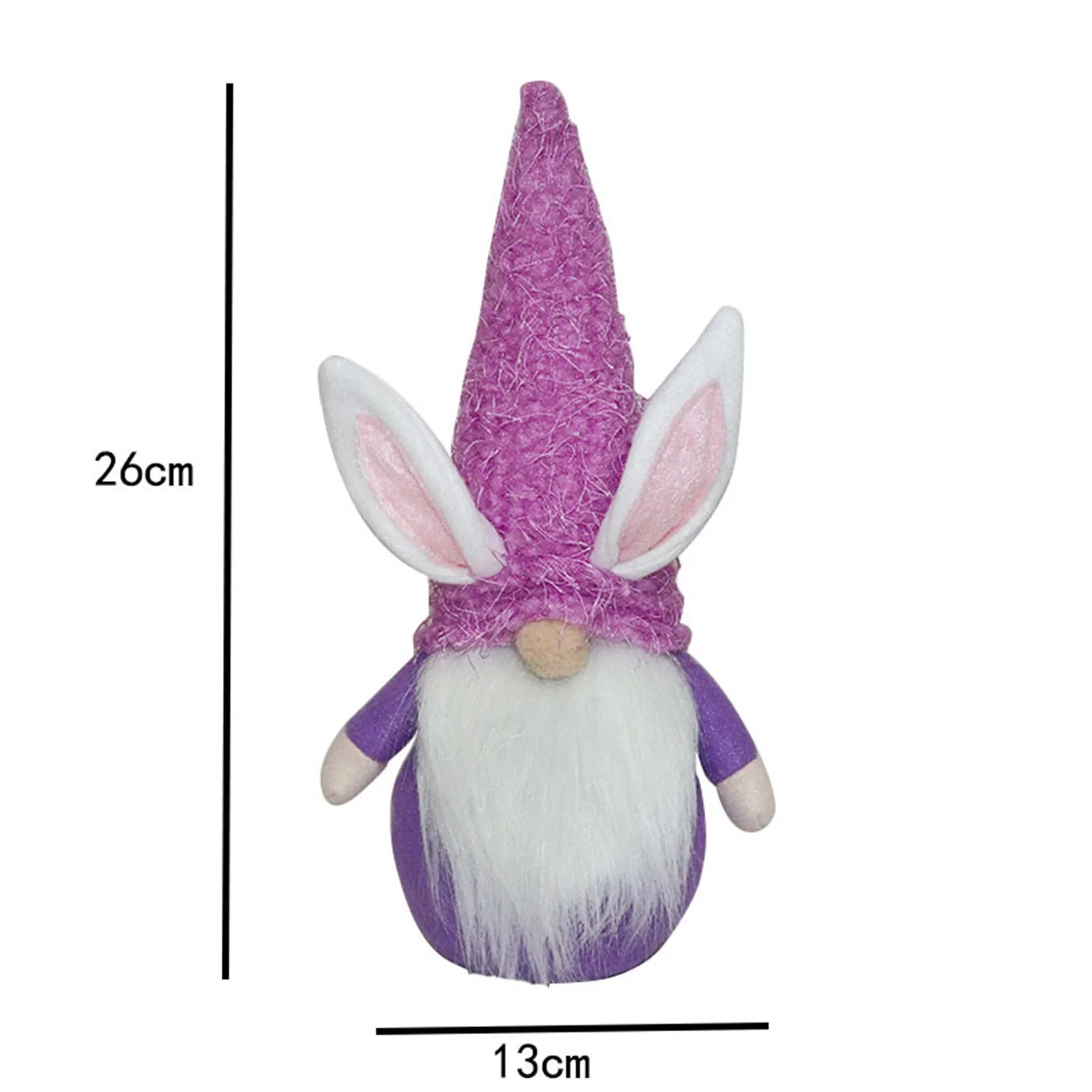 

New Cute Easter Gnome Faceless Bunny Dwarf Plush Doll Elf Faceless Doll Party Ornaments Festival Decor For Gift DH