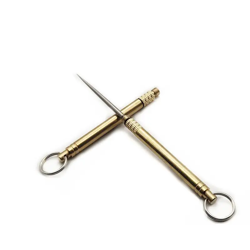 Титановая зубочистка оружие для самообороны инструмент выживания брелок