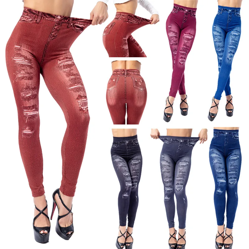 S 3XL для женщин с флисовой подкладкой зимние Jegging Джинсы Genie Подчеркивающая фигуру
