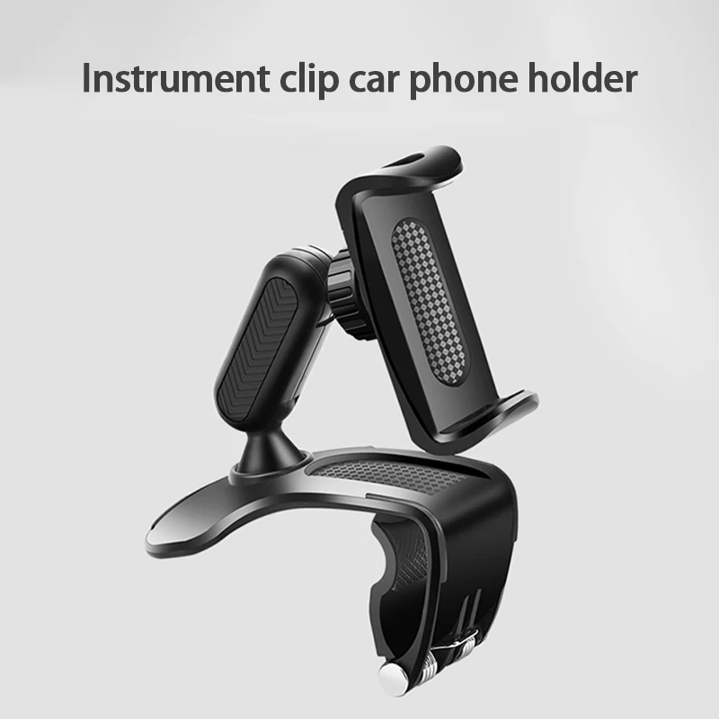 

Car Multifunctional Mobile Phone Bracket Upgrade 360 Degree Sun Visor Mirror Dashboard Cell Phone Clip GPS Phone Holder