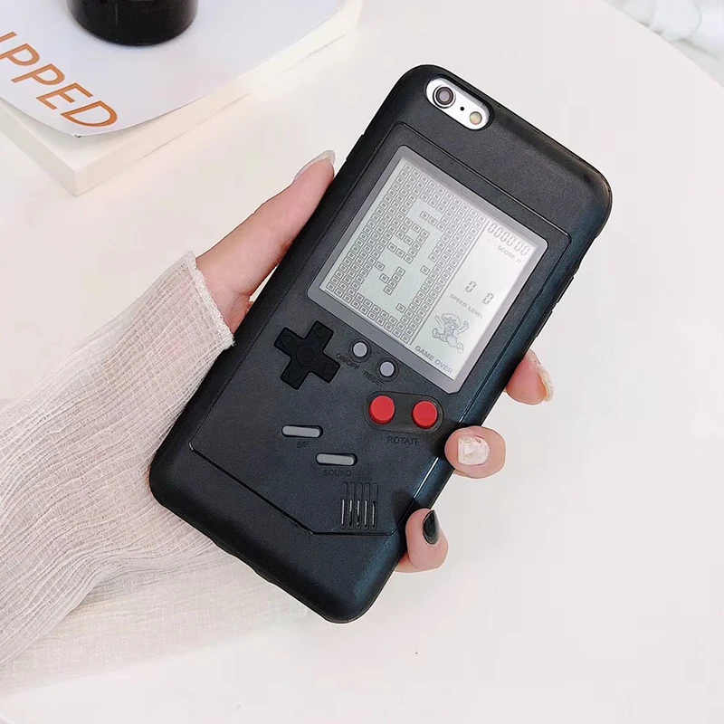Чехол для телефона Tetris Retro 8 plus чехол Apple 7 /8 plus/X/XR/XS мягкий/ТПУ портативный отдыха