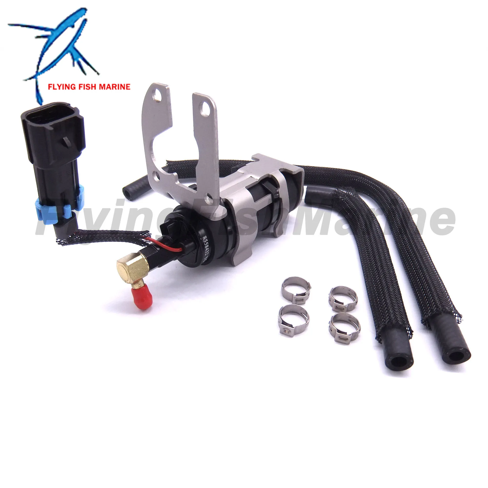 Outboard Engine 8558432 8M0047624 Low Pressure Fuel Pump Assembly for Mercury Mariner Boat Motor 110HP 115HP 135HP 150HP 175HP 2