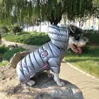 Зимняя утепленная одежда для маленьких собак, пальто для щенков, водонепроницаемая куртка с капюшоном для собак, Комбинезоны для чихуахуа