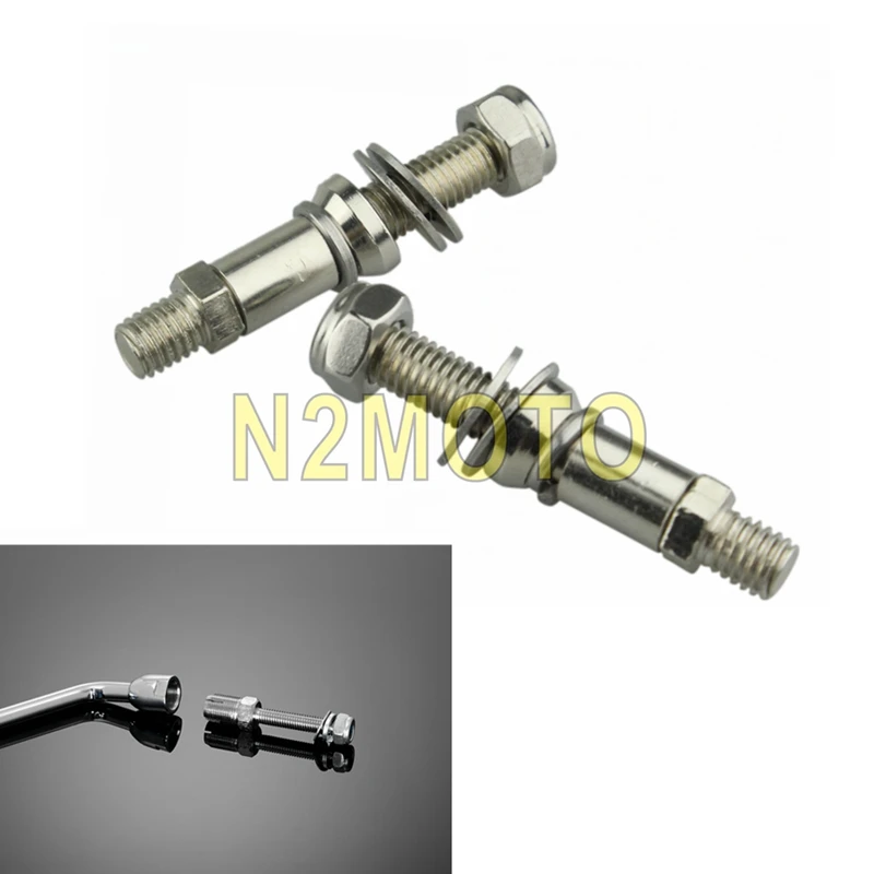 Универсальное хромированное зеркало заднего вида 10 мм Крепление адаптер для Harley