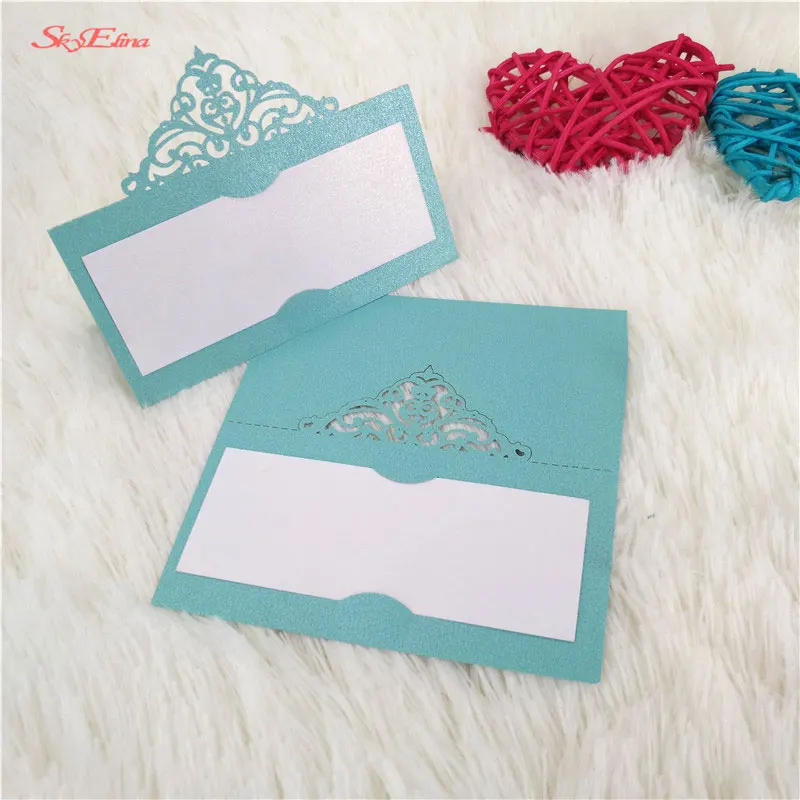 10/50/100 шт лазерная резка настольный карточка для сидения винтажный номер стола