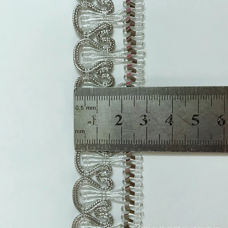 5 размеров Цвет золотистый серебристый швейная кружевная отделка плетеным