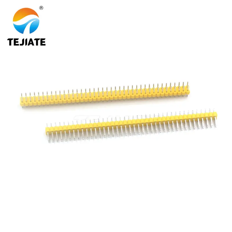 10 шт. двухрядные 2*40P прямые булавки медь расстояние между ногами 2 54 мм