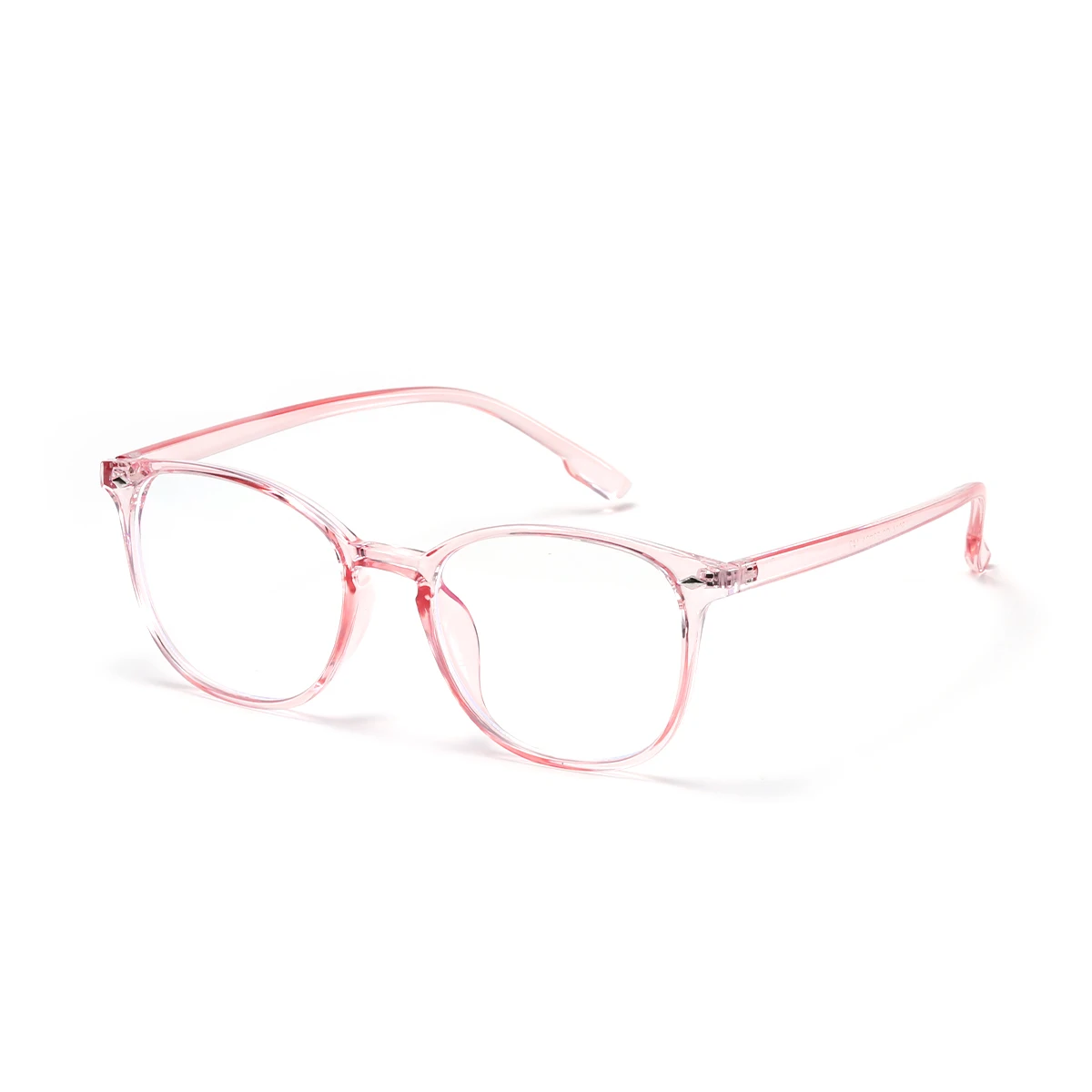 

Men Cat Eye Eyeglasses Frames For Women Round Transparent Horn-rimmed Anti Blue Light Clear Glasses Black Pink Unisex
