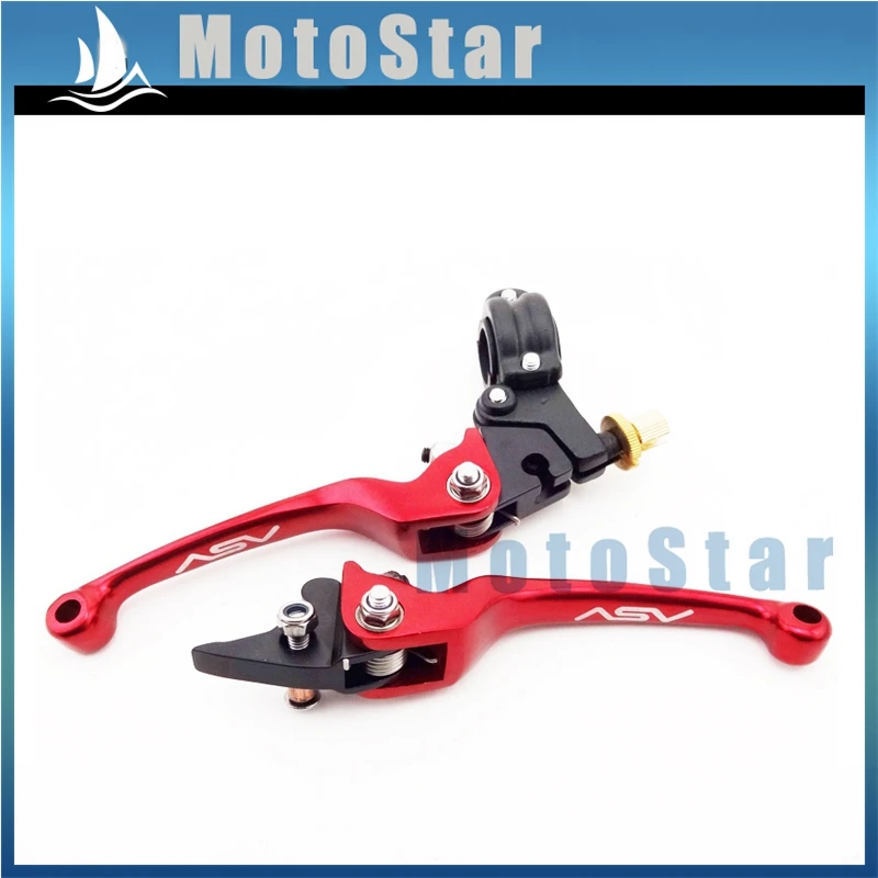 Красный тормозной рычаг сцепления для мотоцикла Pit Dirt Bike 50cc 110cc 125cc 140cc 150cc 160cc SSR
