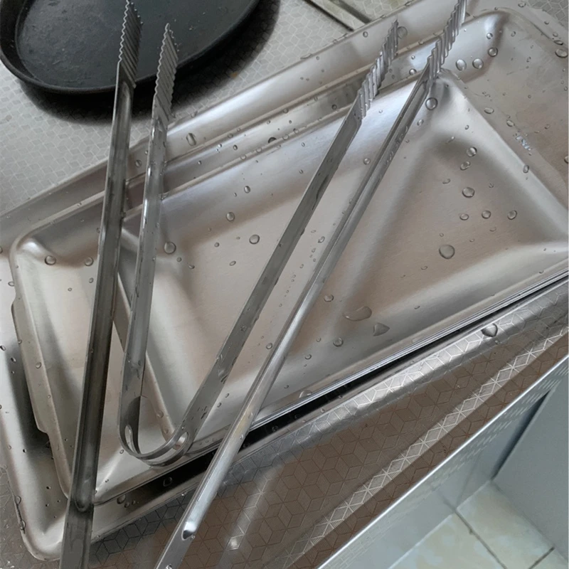 

3pcs/set Dinner Food Pan Plate Set Tableware Kitchen Fruit Dishes Saucer Tea Tray Cake Bread Salad Dessert Plate for Restaurant