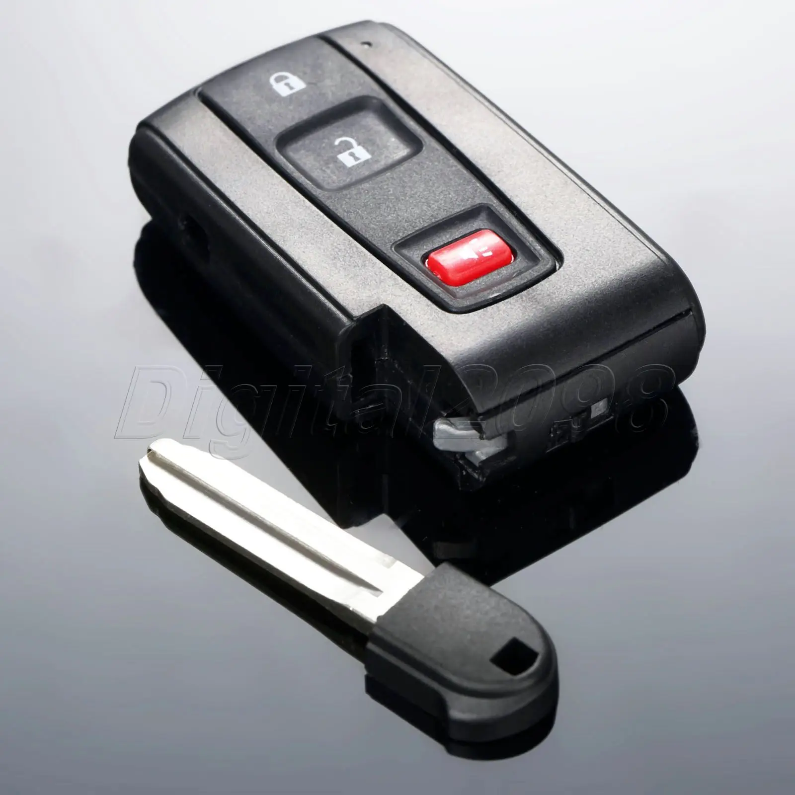 Yetaha 2 + 1 кнопочный дистанционный смарт ключ-Брелок чехол для Toyota Prius 2004-2009