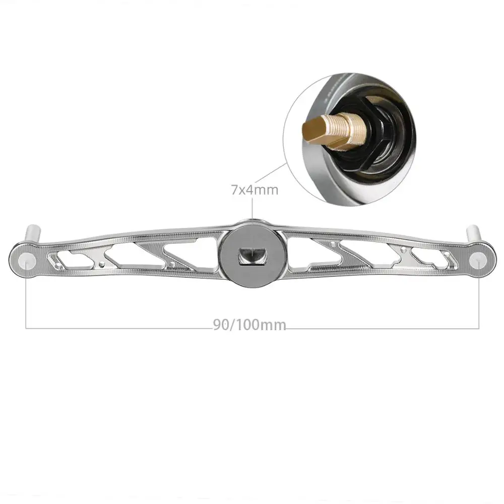 Gomexus катушка питания ручка для Shimano Daiwa baitcasing Катушка Ручка 90 мм как описание| |