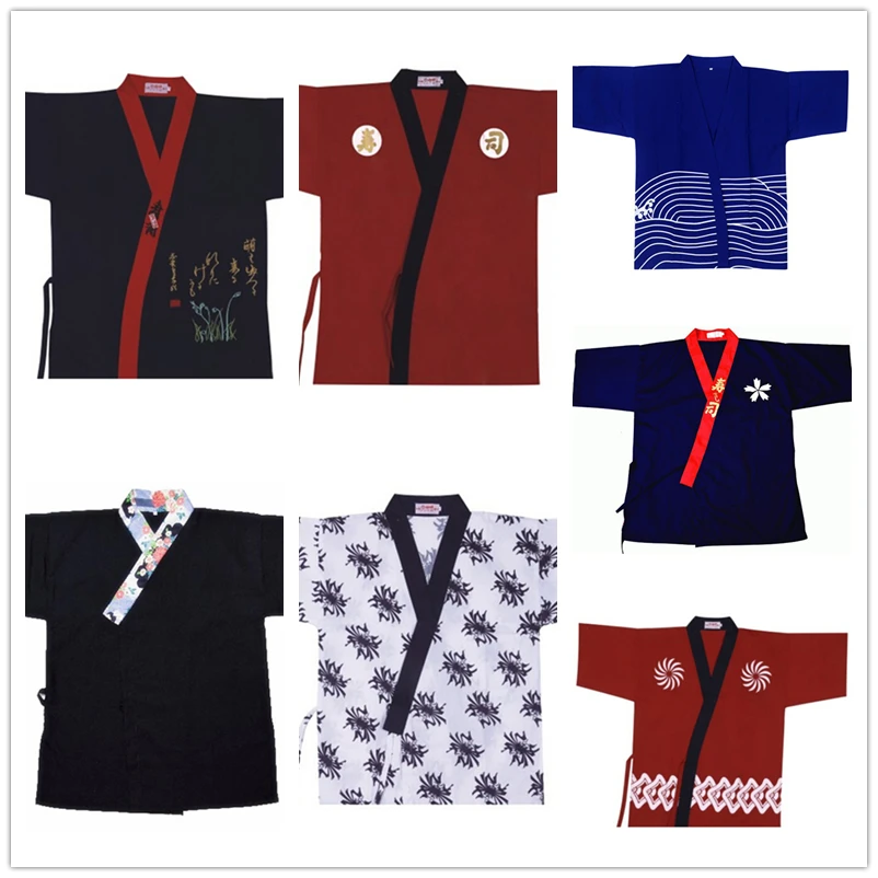 Японский ресторан суши бар лапша Магазин Бар японский полурукав одежда для