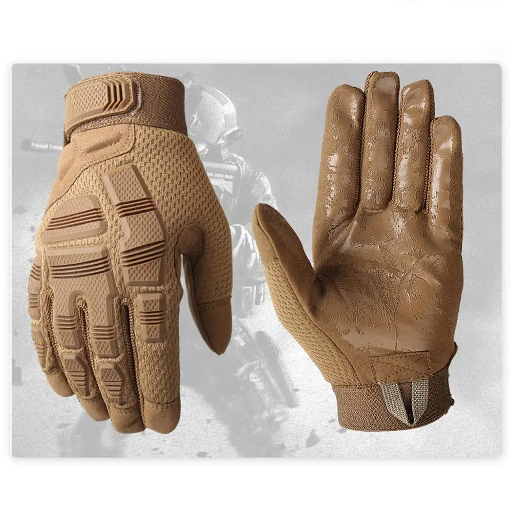 

Full Finger Cycling Gloves Tactical Anti-Slip Bicycle Riding Gloves MTB Road Mountain Bike Glove Anti Shock Sport Gloves