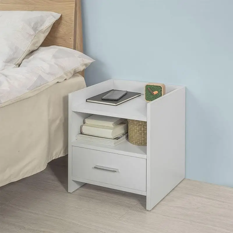Nordic Nightstands Bed Side Table Magazine Cabinet Storage Organizer Bedside Drawer Night Stands for Bedroom Furniture HWC | Мебель