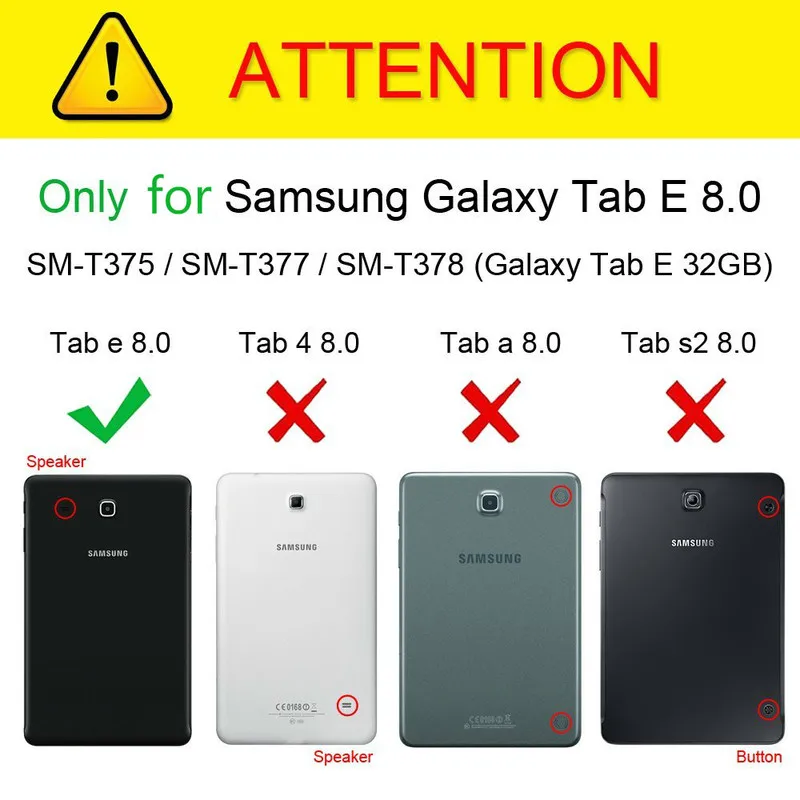 Чехол для Samsung Tab E 8 0 SM T377 чехол 360 градусов вращающийся PU кожаный Galaxy дюймов T375 T378