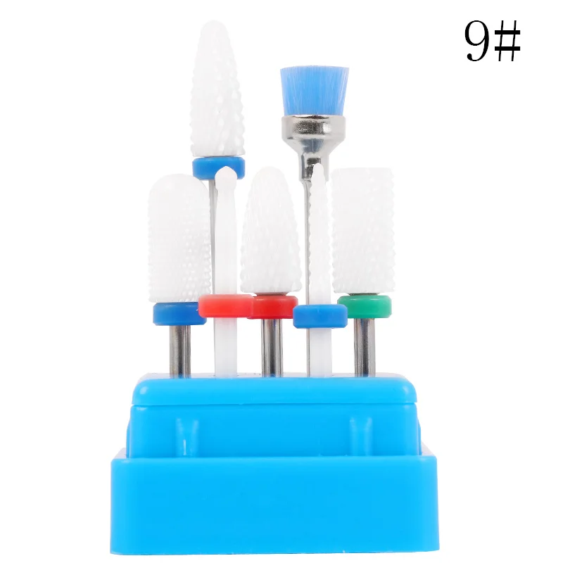 Набор керамических фрез для ногтей 7 шт./компл. набор маникюрного аппарата
