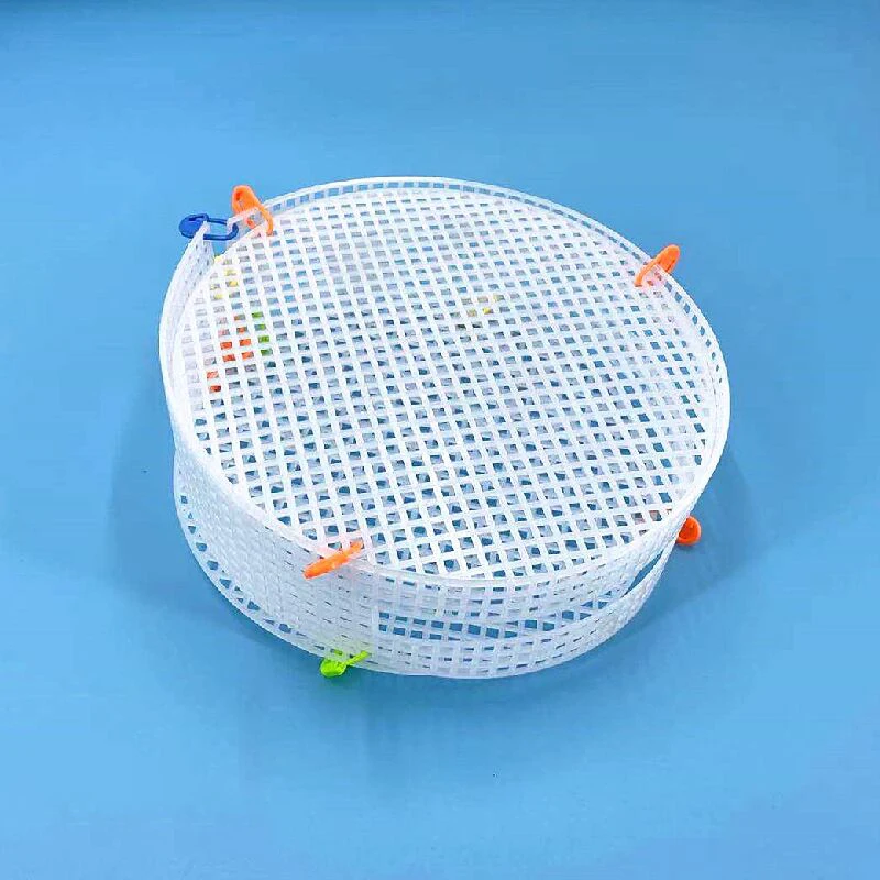 Милые сумки DIY тканые сетки пластина практичная пластиковая сетка тканевый мешок