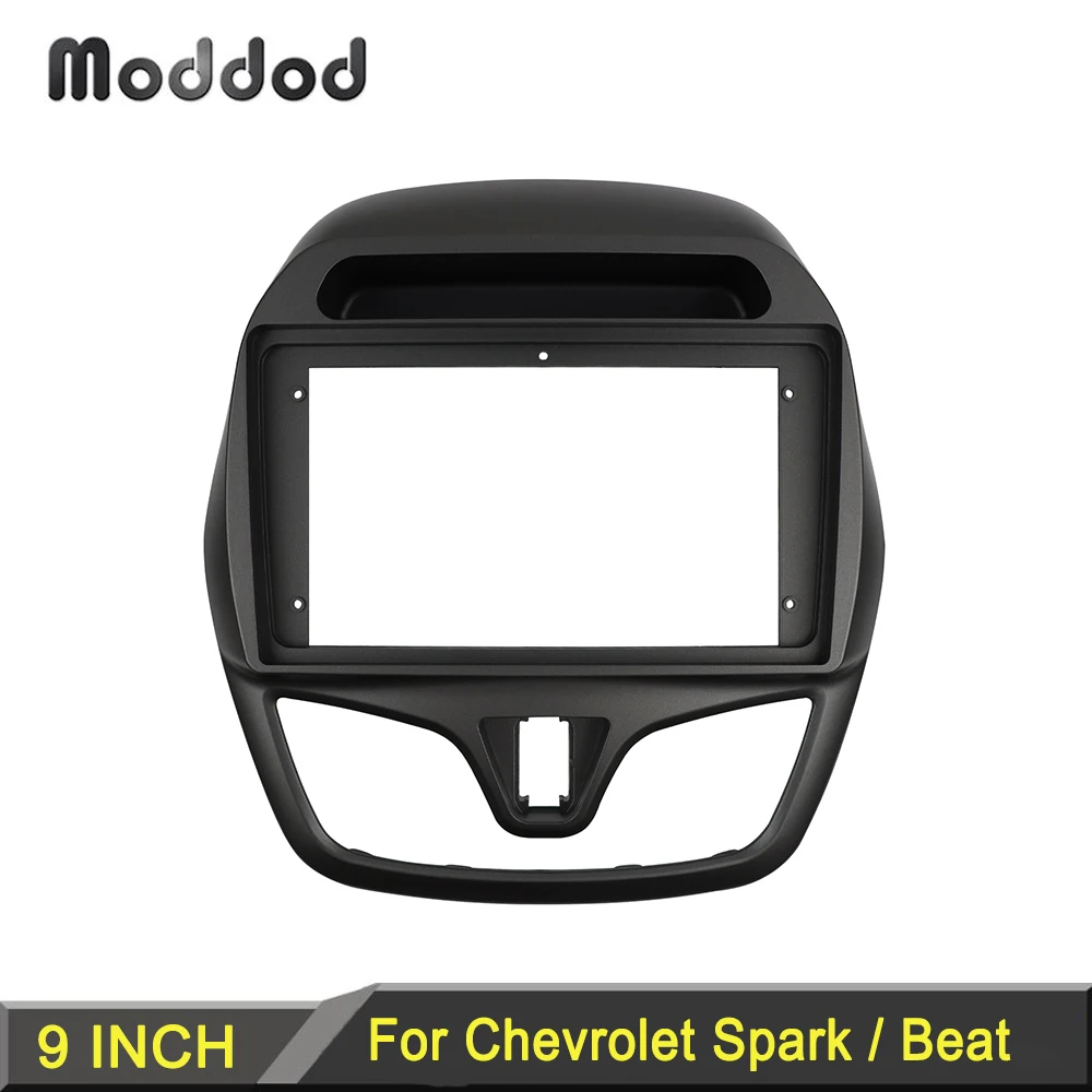 

9 Inch Radio Fascia for Chevrolet Spark Beat Daewoo Matiz 2015 Dash Kit Stereo Panel Dashboard Installation trim Frame Car Bezel