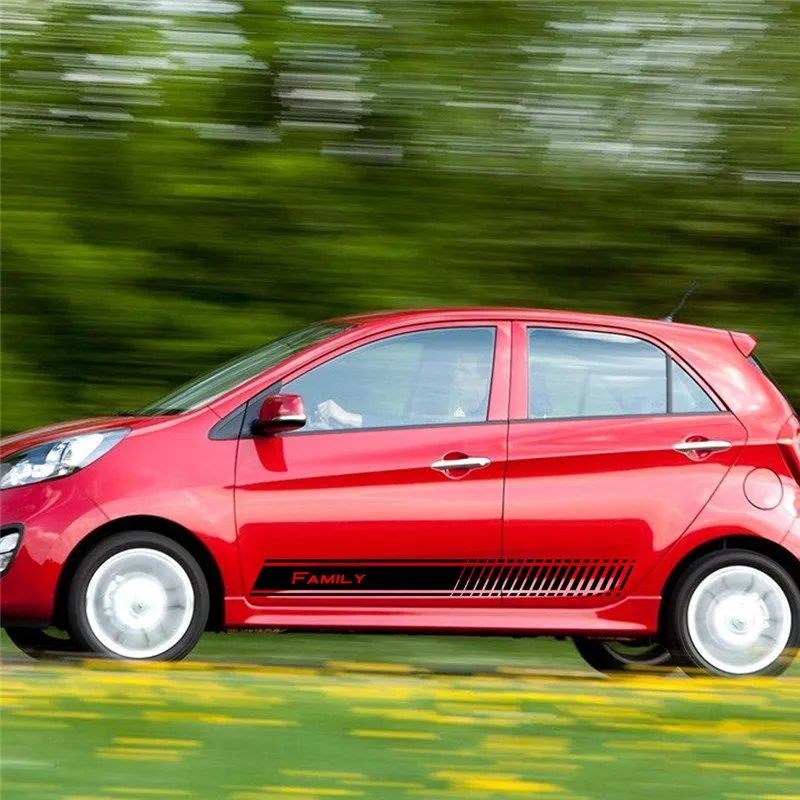 Автомобильная боковая наклейка для Kia Picanto Спортивная гонок Стайлинг автомобиля 1