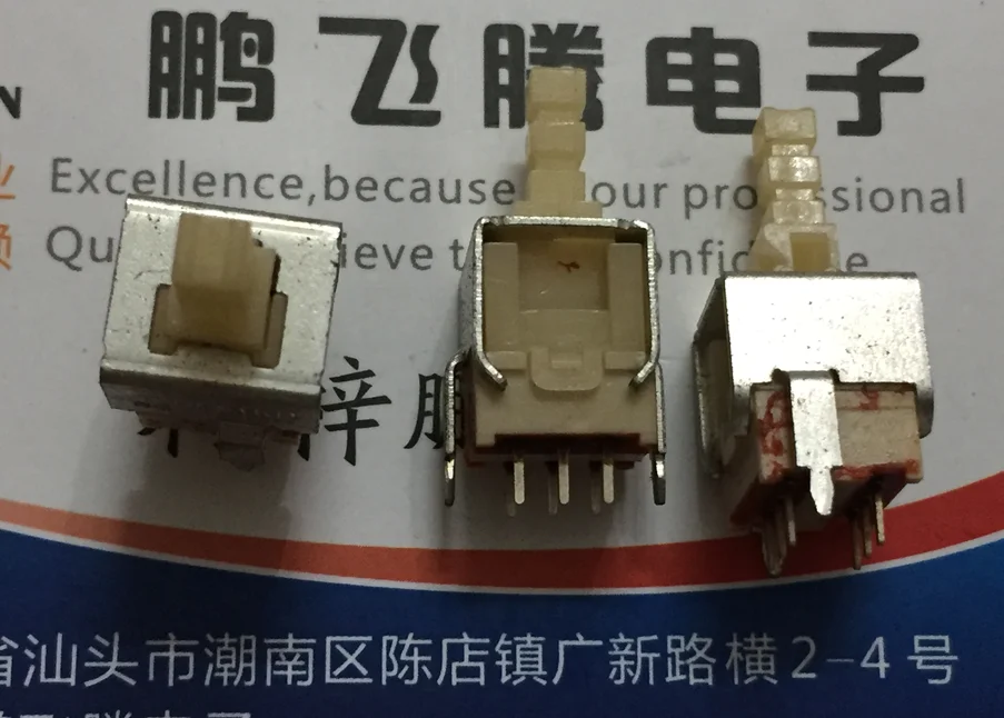 

2PCS/lot Japan self-locking switch double row 6 foot with bracket power switch power amplifier travel switch vertical PSVP-P2