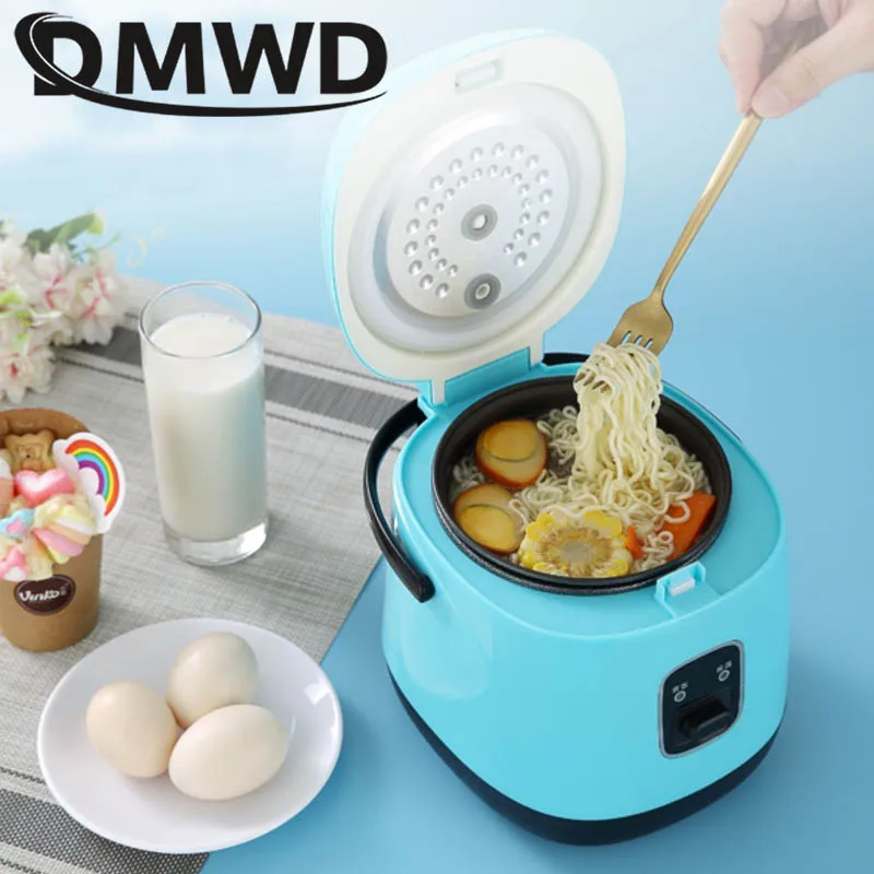 DMWD электрическая мини рисоварка л 2 слойный отпариватель для еды