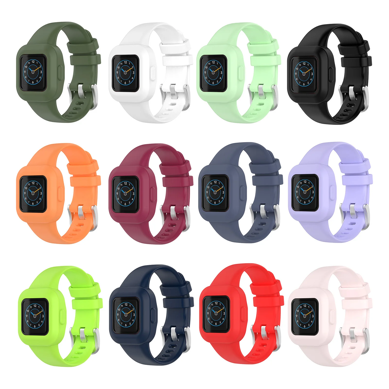 

NEW Silicone Strap For Garmin Fit JR3 Tracker Watch Band Replacement Strap Sport Wrist Belt Bracelet Watchband Accessories