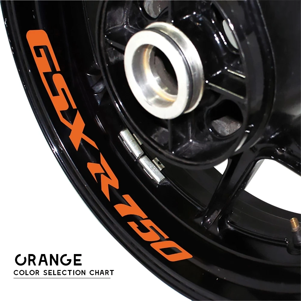 Светоотражающие наклейки с логотипом на внутренний обод мотоцикла напоминанием