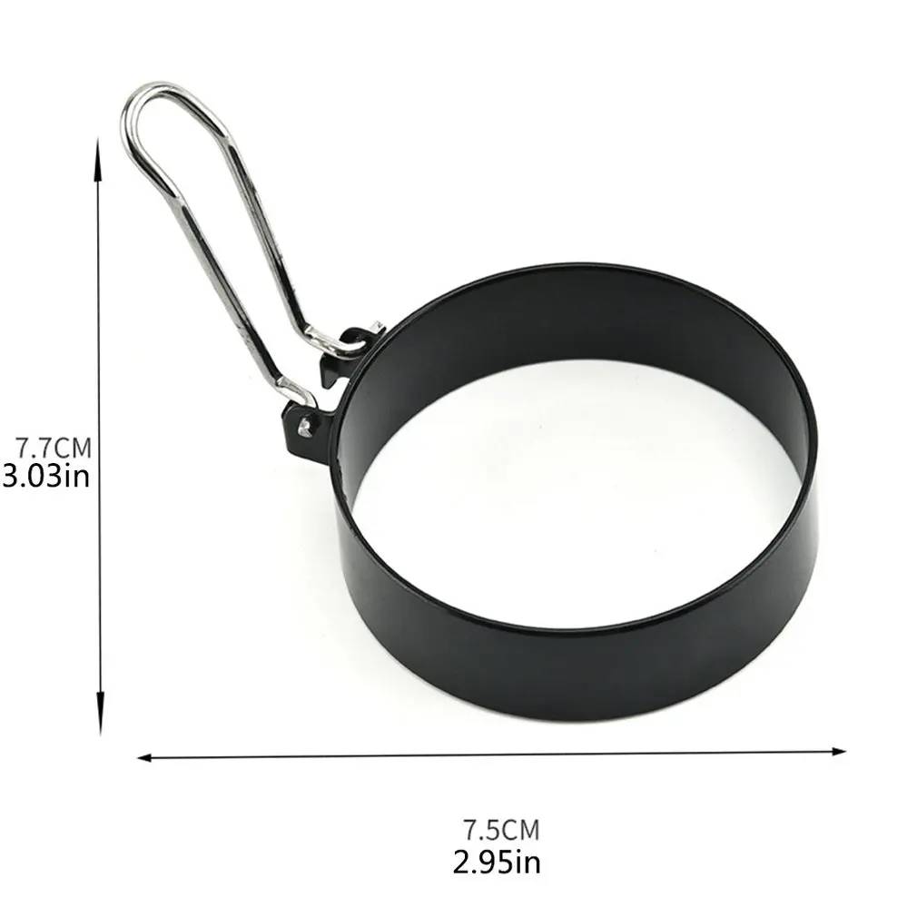 

Round egg fryer Iron spray non-stick egg fried model mold egg ring Round Pancake Mold Egg Poacher Egg Maker for Cooking