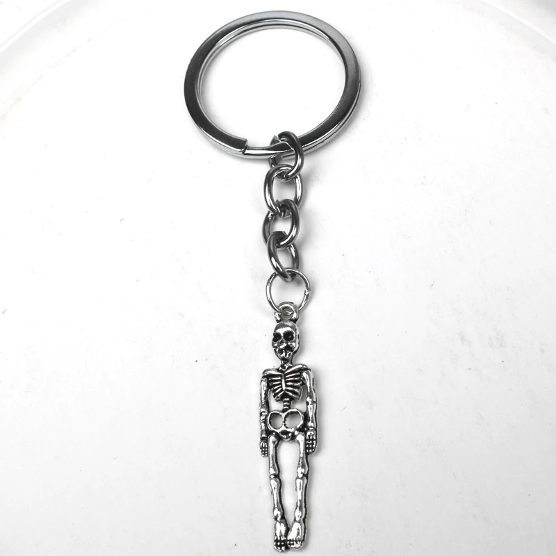 Новый уникальный брелок с крыльями скелета кулон креативный Модный Ювелирный