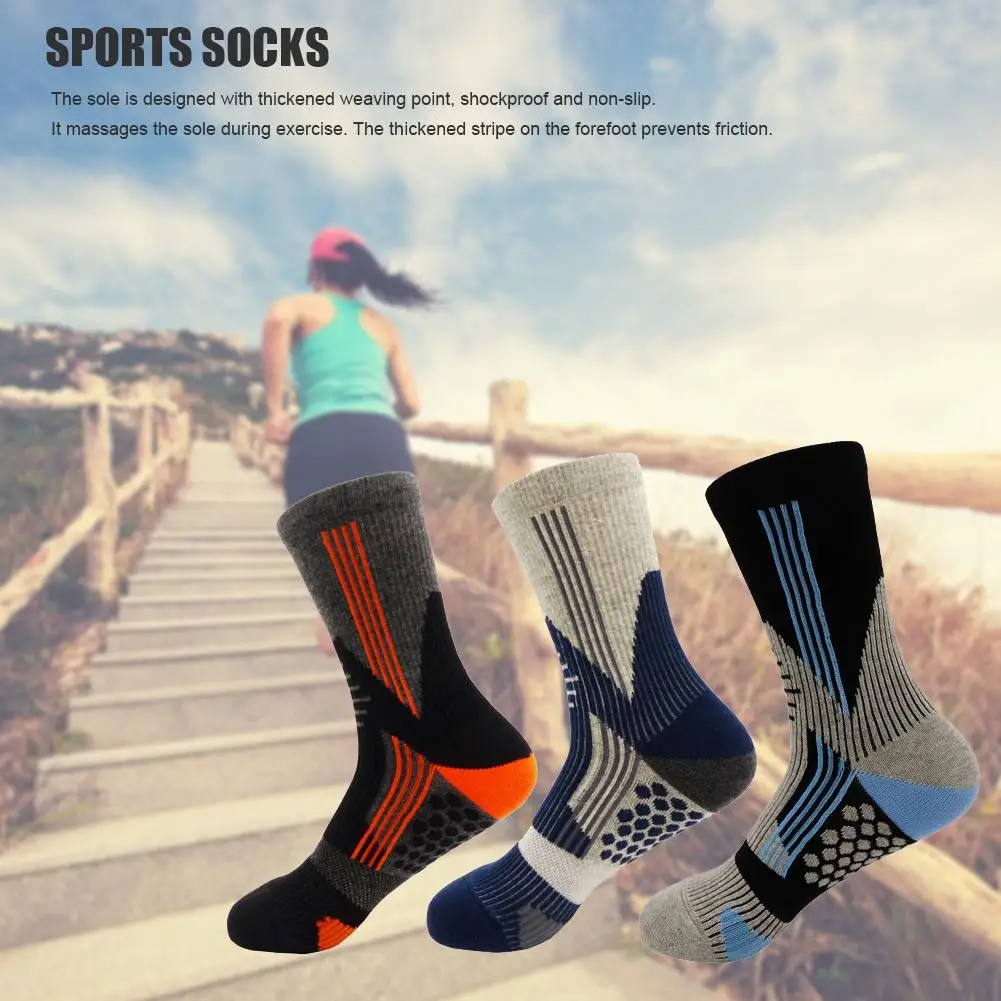 Мужские Компрессионные носки противоскользящие амортизационные дышащие