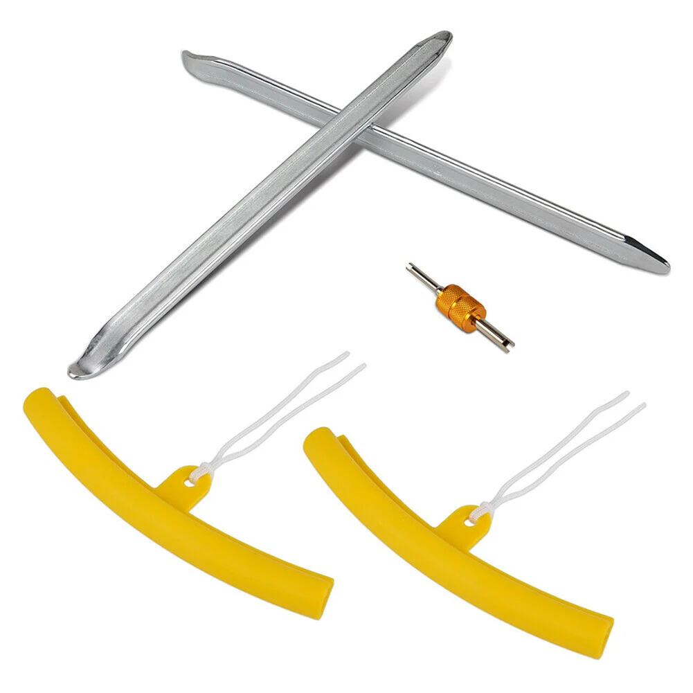 

5 pcs Motorcycle Tire Iron Changer Lever Tool Wheel Rim Protector Valve Tool 12" 7.5" Motor Tire Machine Tire Lever Repair Tools