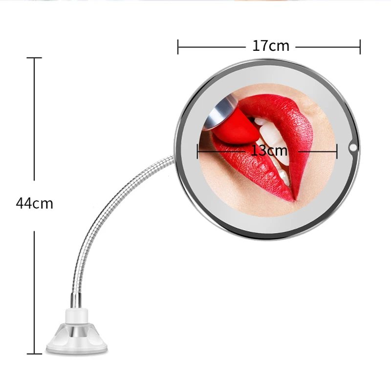 Для SP светодиодный зеркало гибкий макияж с светильник косметическое 10X