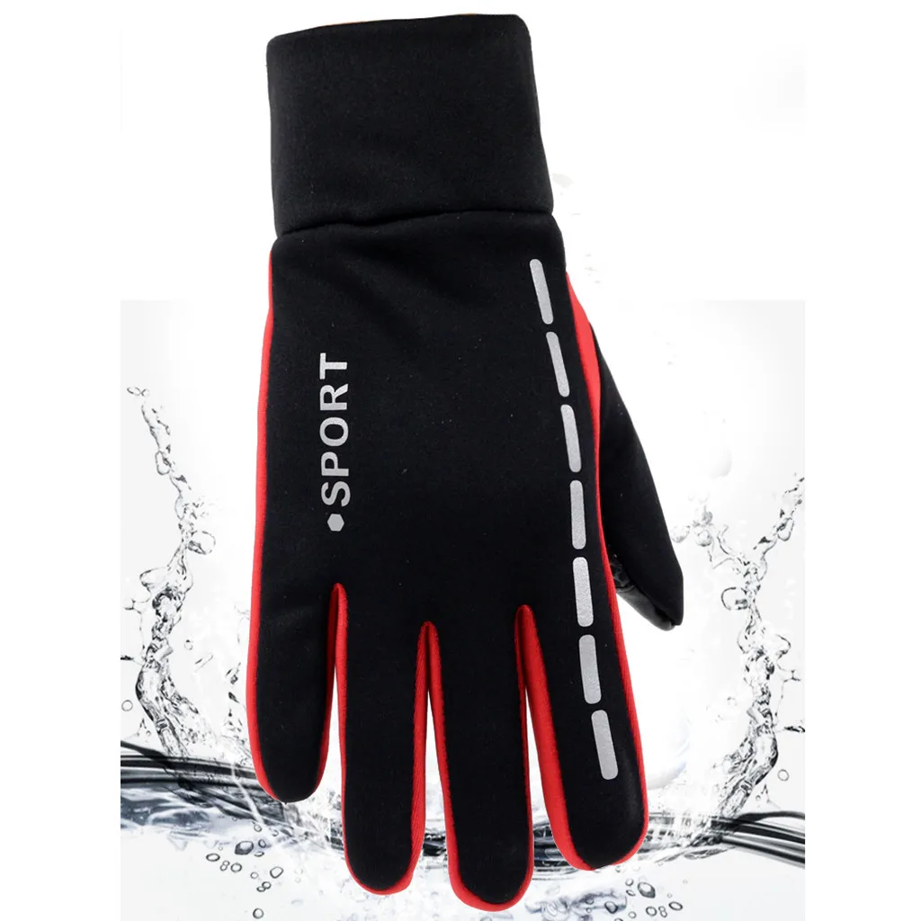 

Mens Winter Warm Gloves Therm With Anti-Slip Elastic Cuff,Thermal Soft Lining Gloves Driving Gloves PU Leather Glove 2020